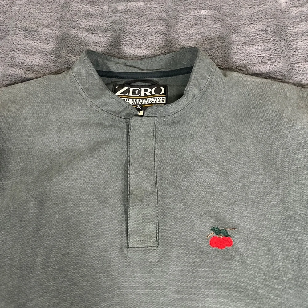 Zero Restriction‎ Golf Vest XL Green Quarter Placket Made in USA Cherry Creek
